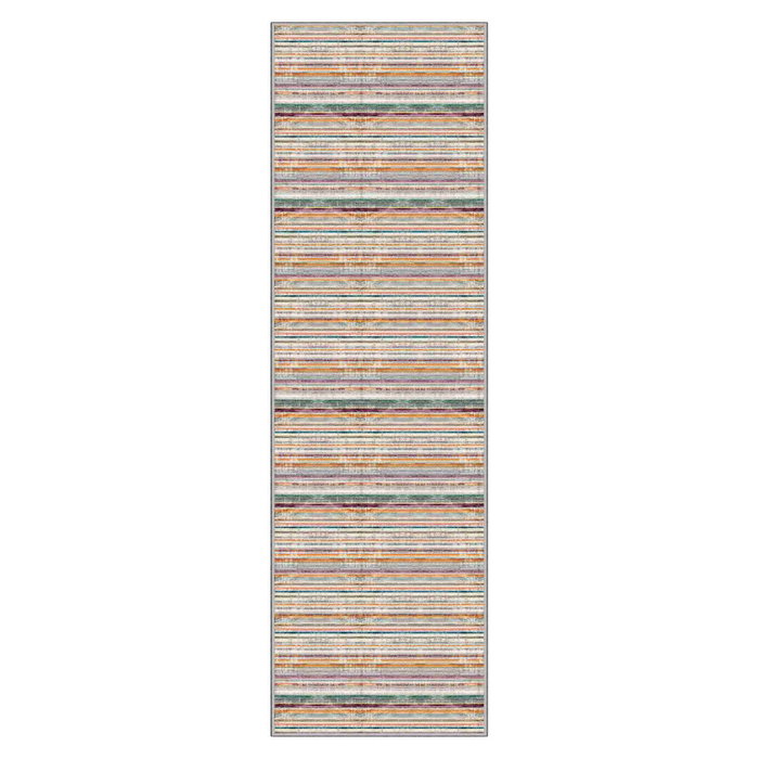 Conceptum Alfombra 100 x 400 cm Multicolor con Impresión 3D